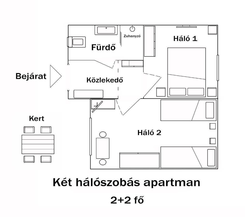 Castle Garden Apartman Егер Екстериор снимка